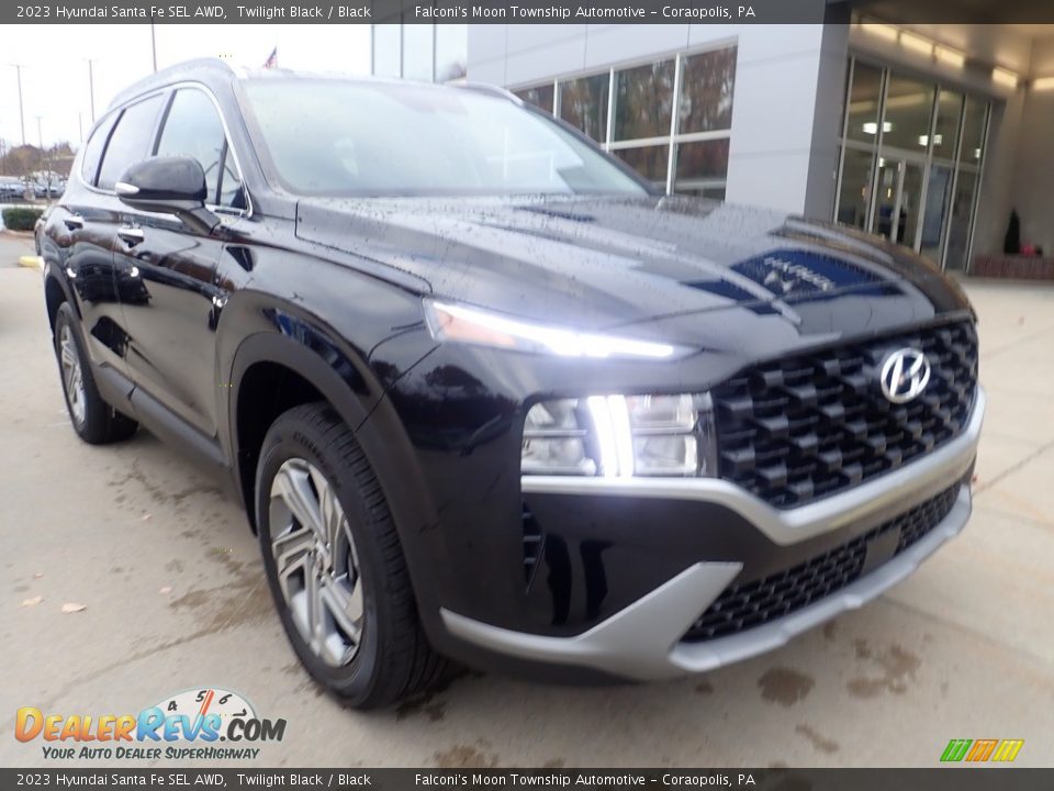 2023 Hyundai Santa Fe SEL AWD Twilight Black / Black Photo #9