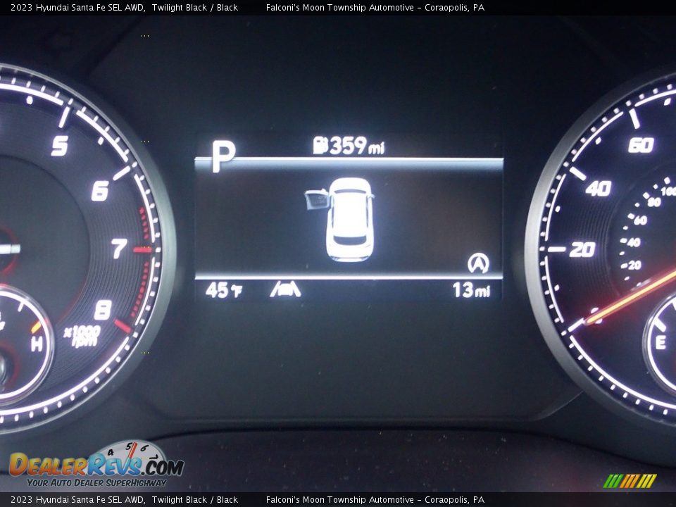 2023 Hyundai Santa Fe SEL AWD Twilight Black / Black Photo #19