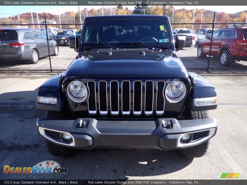 2020 Jeep Gladiator Overland 4x4 Black / Black Photo #2