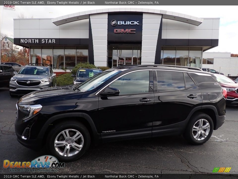 2019 GMC Terrain SLE AWD Ebony Twilight Metallic / Jet Black Photo #1