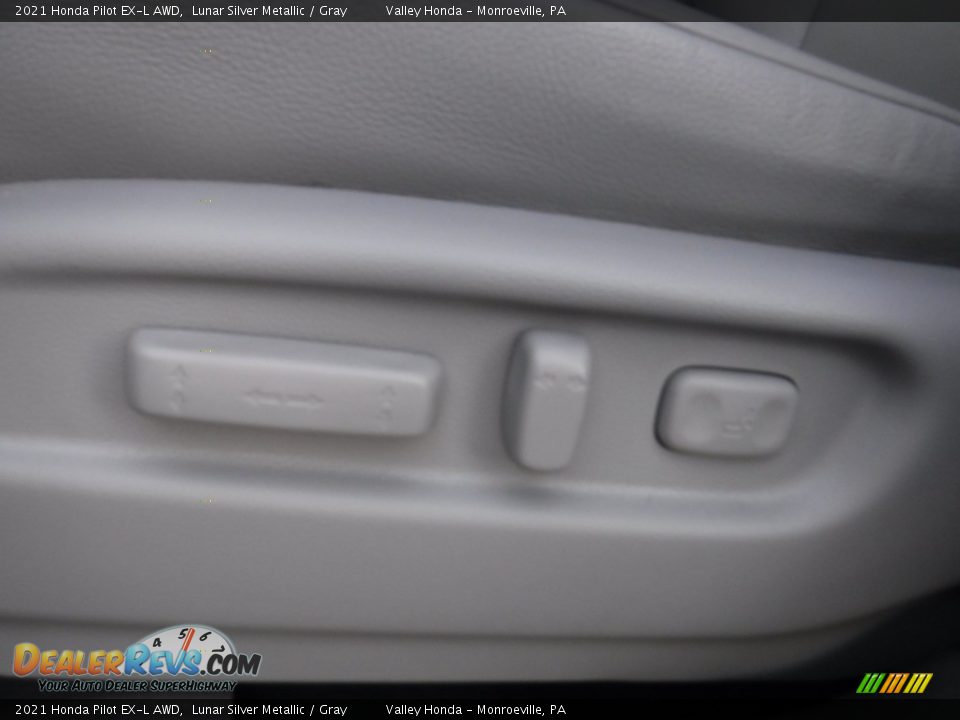 2021 Honda Pilot EX-L AWD Lunar Silver Metallic / Gray Photo #15