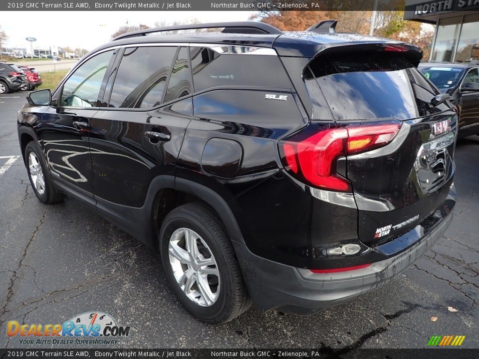 2019 GMC Terrain SLE AWD Ebony Twilight Metallic / Jet Black Photo #3