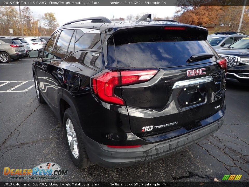 2019 GMC Terrain SLE AWD Ebony Twilight Metallic / Jet Black Photo #4