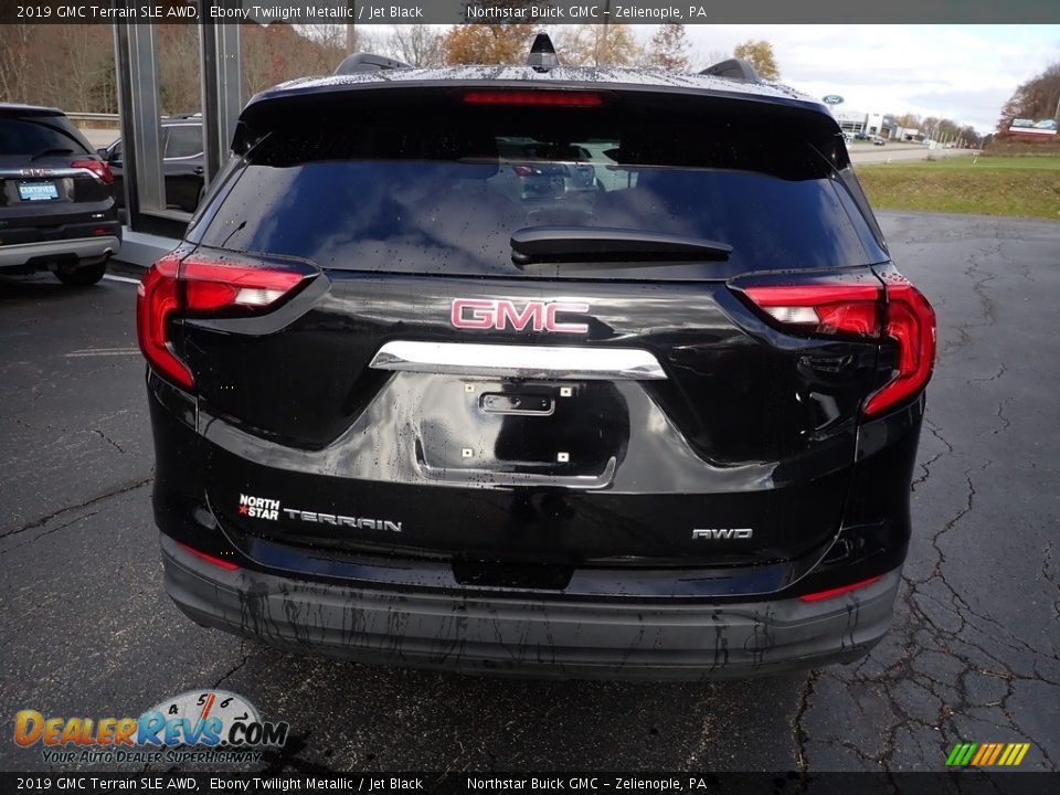 2019 GMC Terrain SLE AWD Ebony Twilight Metallic / Jet Black Photo #5