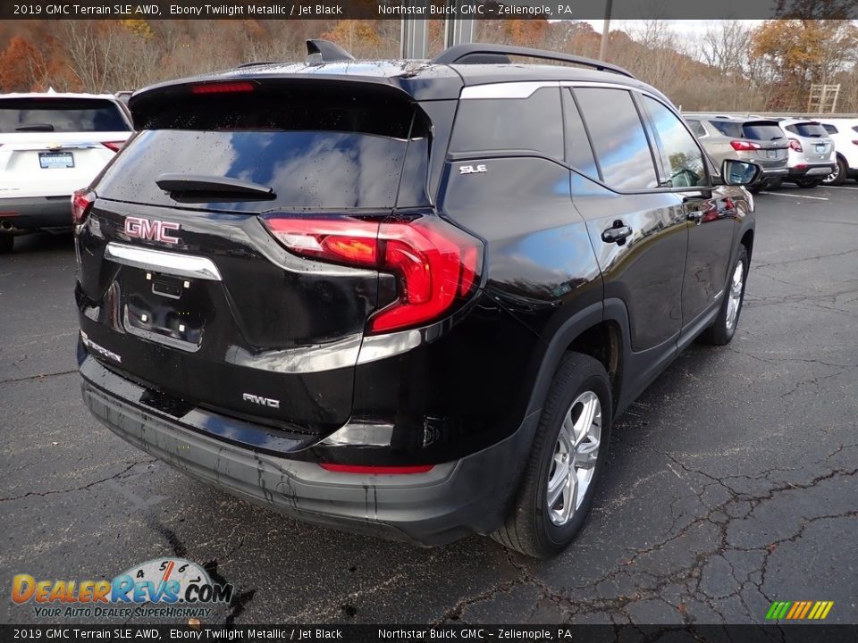 2019 GMC Terrain SLE AWD Ebony Twilight Metallic / Jet Black Photo #6