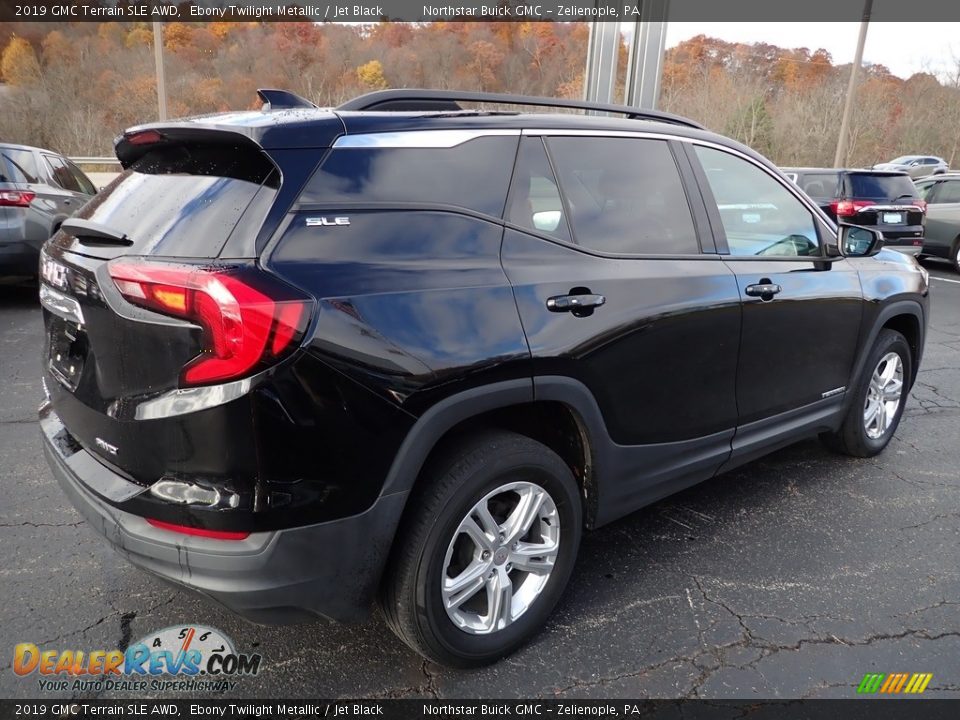 2019 GMC Terrain SLE AWD Ebony Twilight Metallic / Jet Black Photo #7