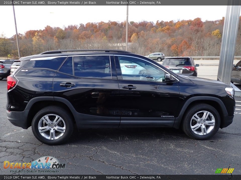 2019 GMC Terrain SLE AWD Ebony Twilight Metallic / Jet Black Photo #8