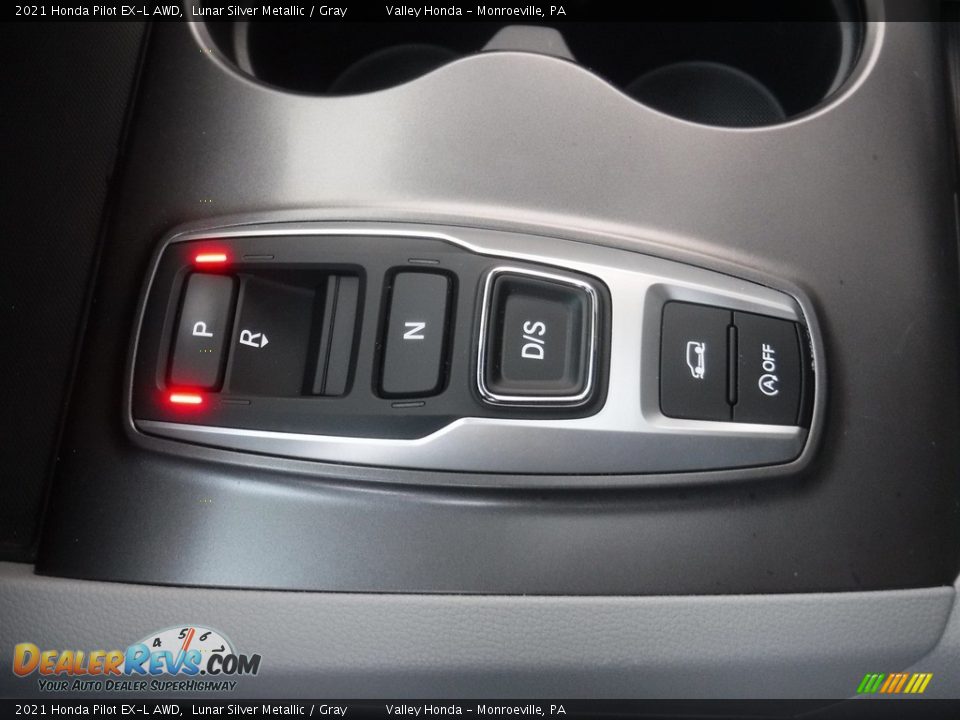 2021 Honda Pilot EX-L AWD Lunar Silver Metallic / Gray Photo #23