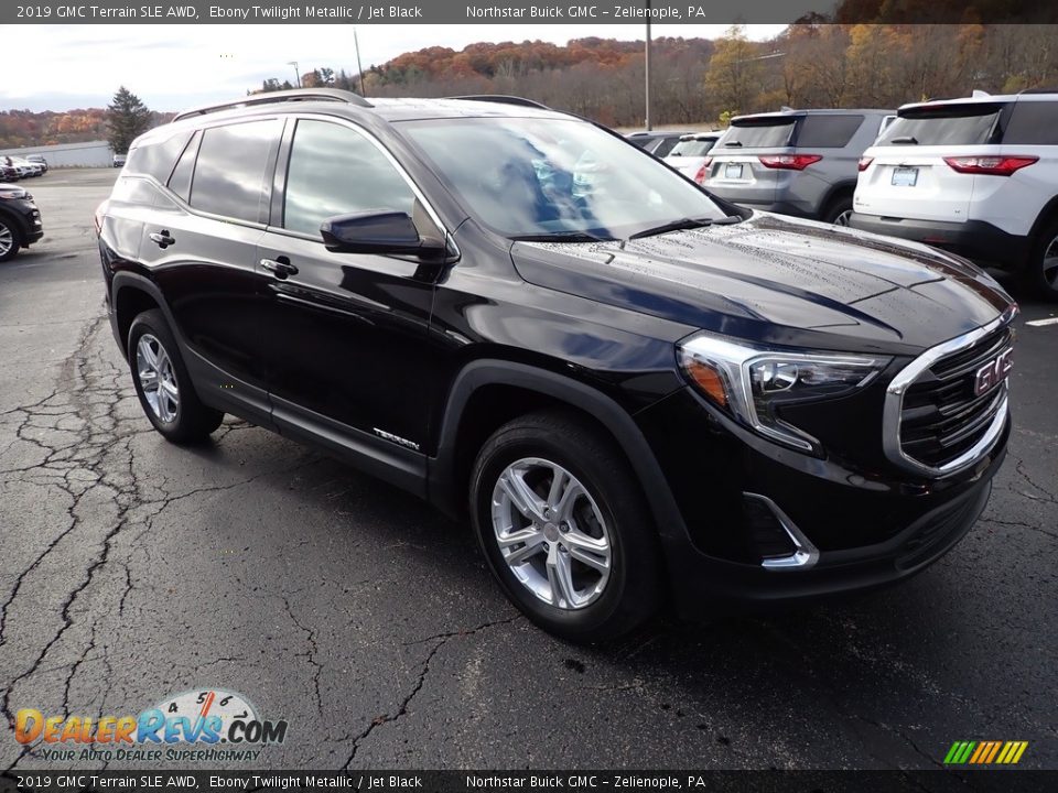 2019 GMC Terrain SLE AWD Ebony Twilight Metallic / Jet Black Photo #9