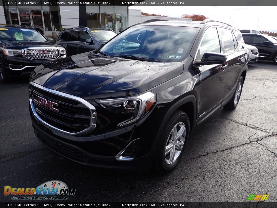 2019 GMC Terrain SLE AWD Ebony Twilight Metallic / Jet Black Photo #12