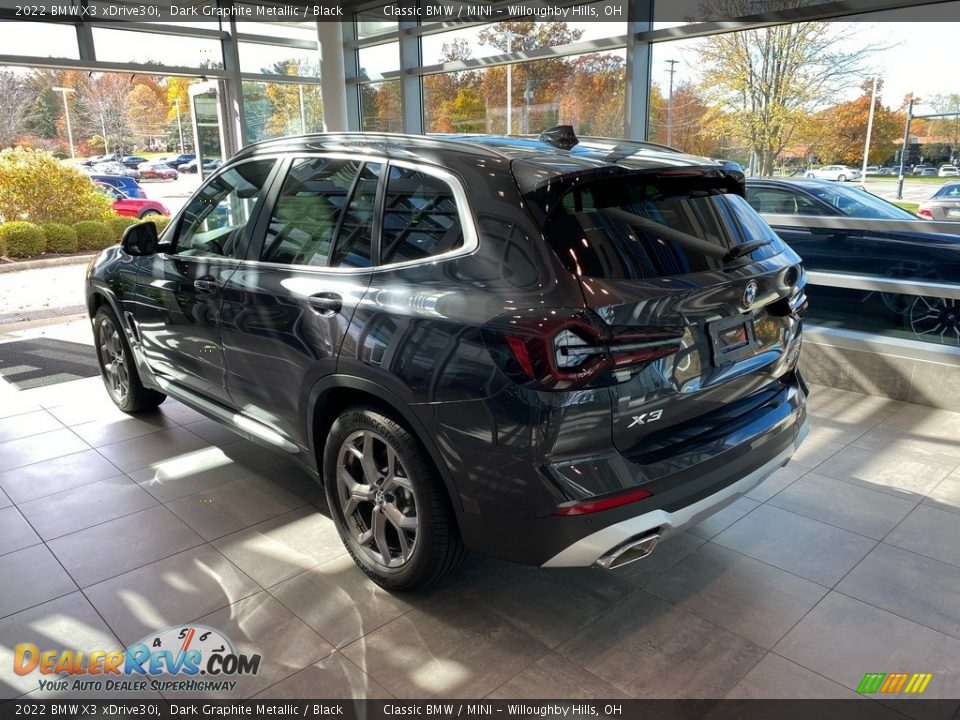 2022 BMW X3 xDrive30i Dark Graphite Metallic / Black Photo #2