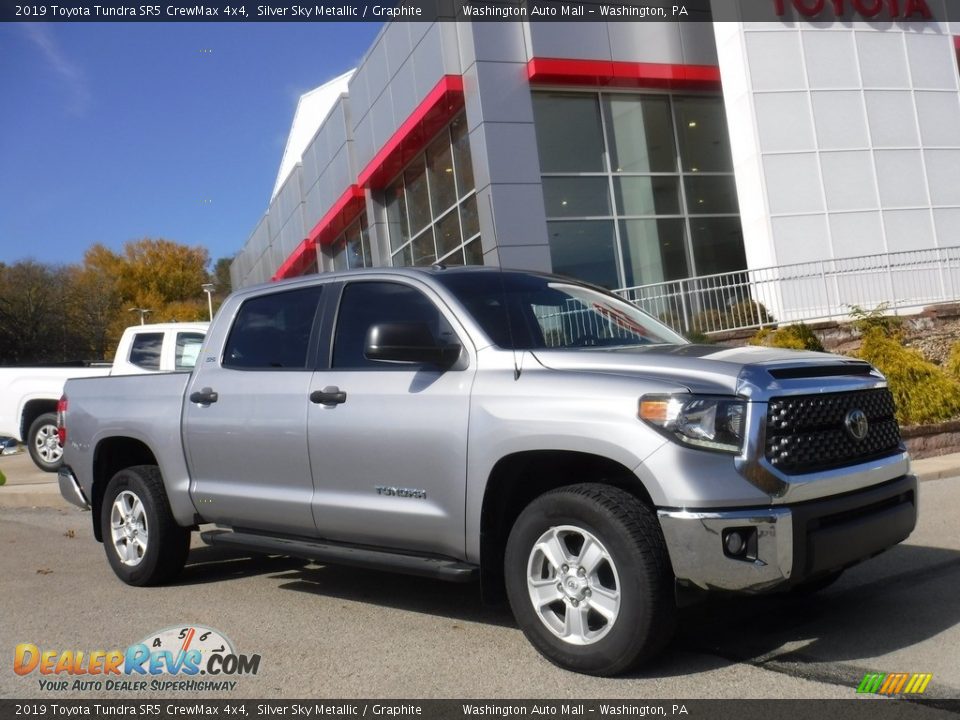 2019 Toyota Tundra SR5 CrewMax 4x4 Silver Sky Metallic / Graphite Photo #1