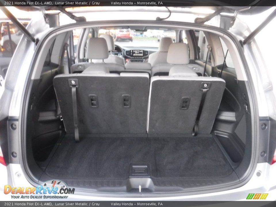 2021 Honda Pilot EX-L AWD Lunar Silver Metallic / Gray Photo #32
