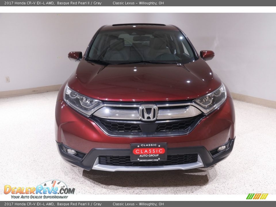 2017 Honda CR-V EX-L AWD Basque Red Pearl II / Gray Photo #2