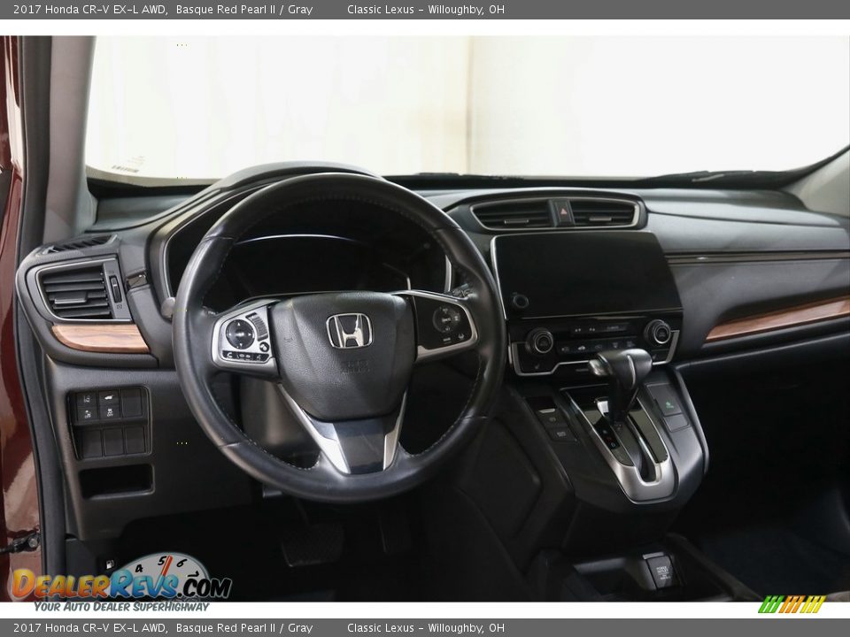 2017 Honda CR-V EX-L AWD Basque Red Pearl II / Gray Photo #6