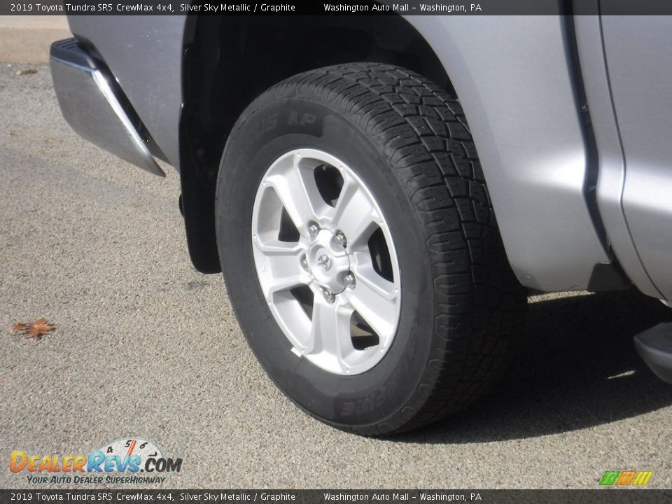 2019 Toyota Tundra SR5 CrewMax 4x4 Silver Sky Metallic / Graphite Photo #10