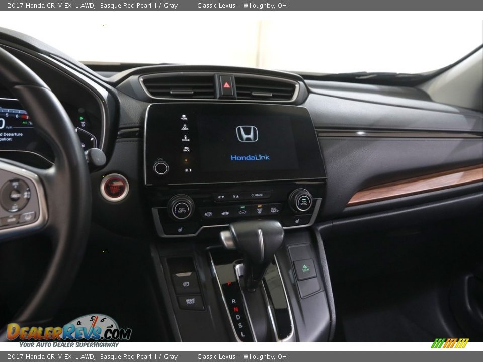 2017 Honda CR-V EX-L AWD Basque Red Pearl II / Gray Photo #9