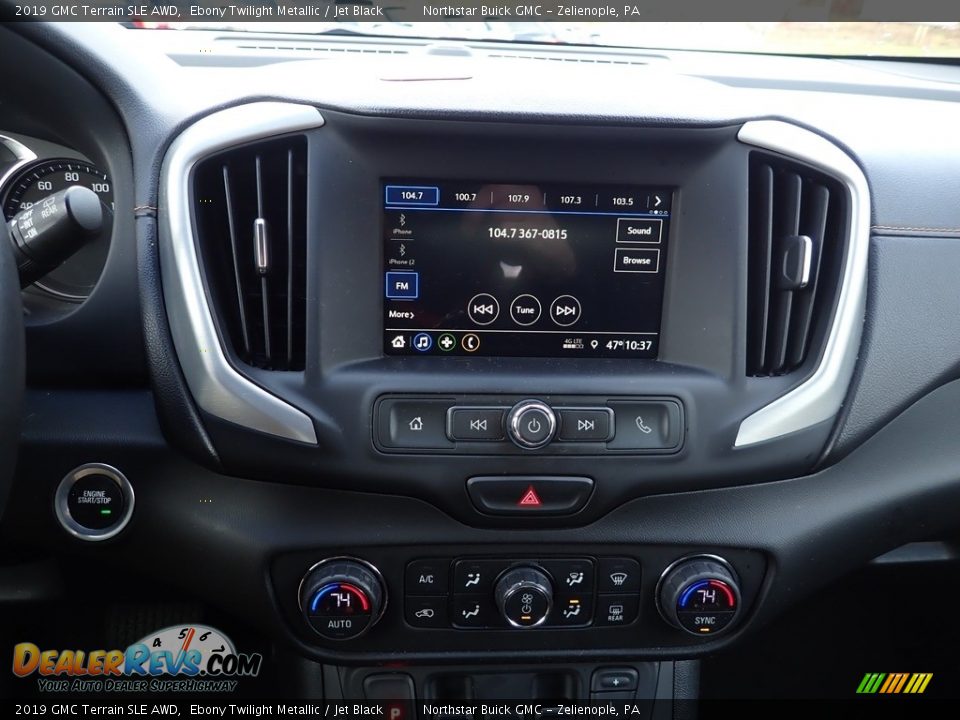 2019 GMC Terrain SLE AWD Ebony Twilight Metallic / Jet Black Photo #24
