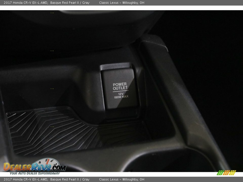 2017 Honda CR-V EX-L AWD Basque Red Pearl II / Gray Photo #15