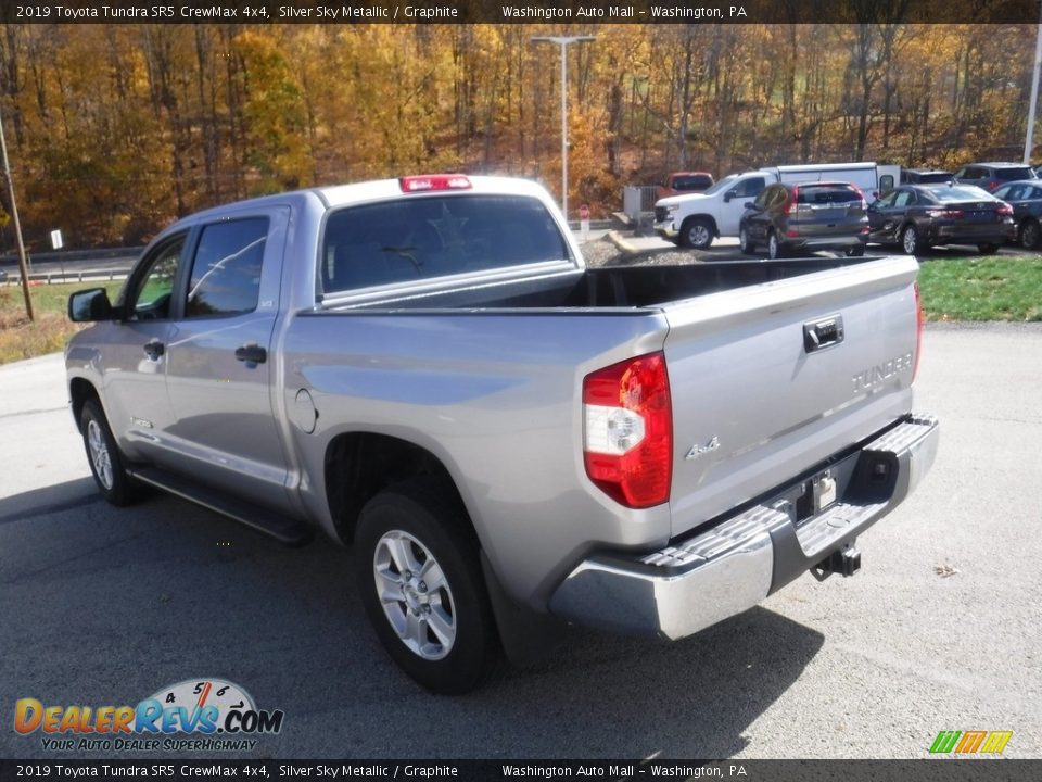 2019 Toyota Tundra SR5 CrewMax 4x4 Silver Sky Metallic / Graphite Photo #16