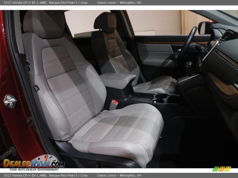 2017 Honda CR-V EX-L AWD Basque Red Pearl II / Gray Photo #17