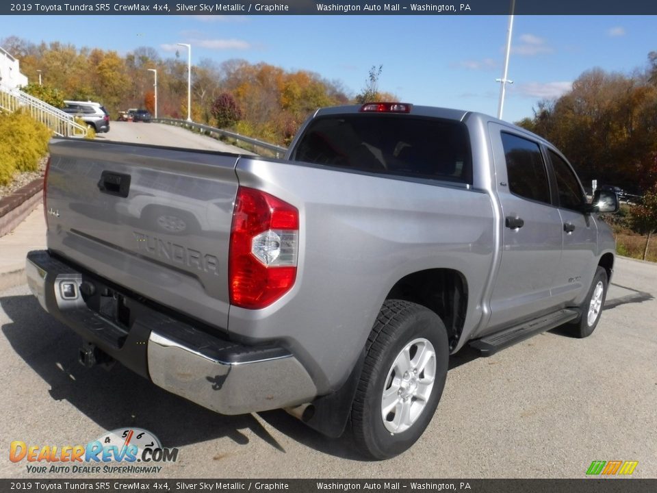 2019 Toyota Tundra SR5 CrewMax 4x4 Silver Sky Metallic / Graphite Photo #19