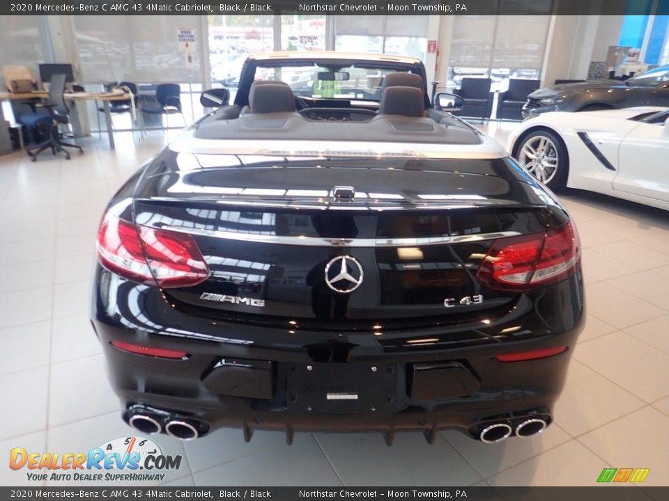 2020 Mercedes-Benz C AMG 43 4Matic Cabriolet Black / Black Photo #4