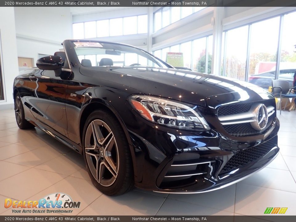 Black 2020 Mercedes-Benz C AMG 43 4Matic Cabriolet Photo #12