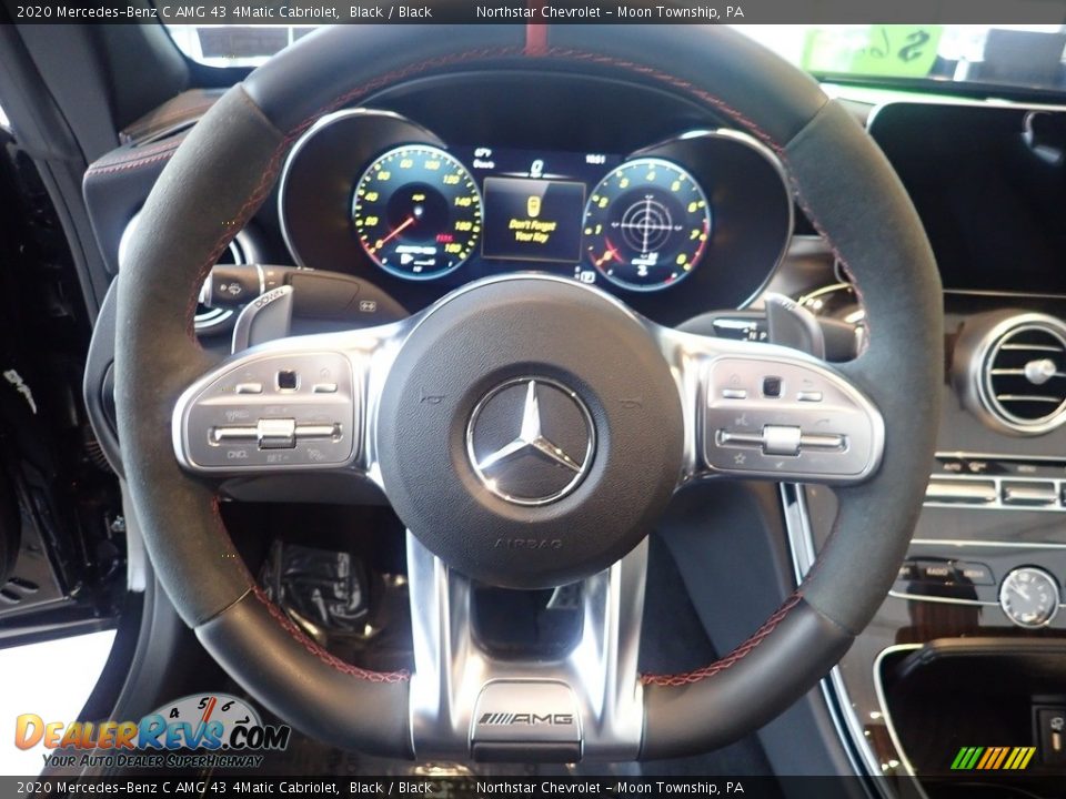 2020 Mercedes-Benz C AMG 43 4Matic Cabriolet Steering Wheel Photo #23