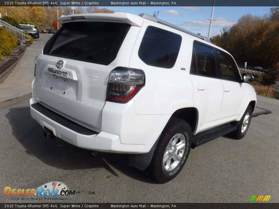 2016 Toyota 4Runner SR5 4x4 Super White / Graphite Photo #21