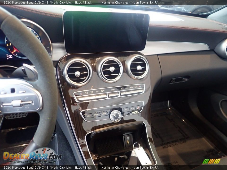 Controls of 2020 Mercedes-Benz C AMG 43 4Matic Cabriolet Photo #26