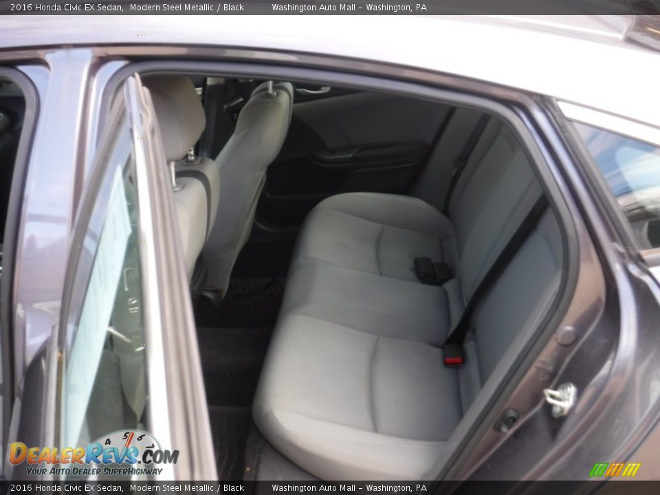 2016 Honda Civic EX Sedan Modern Steel Metallic / Black Photo #20