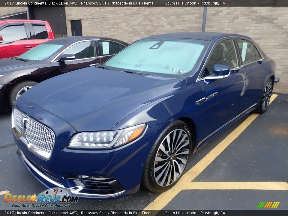 2017 Lincoln Continental Black Label AWD Rhapsody Blue / Rhapsody in Blue Theme Photo #1