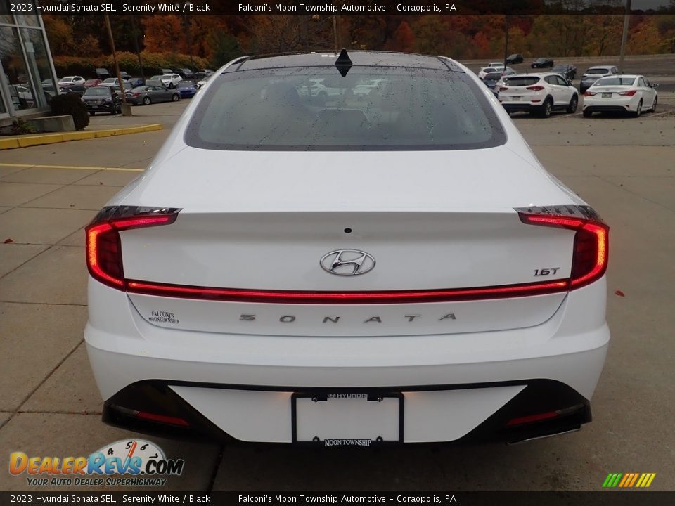 2023 Hyundai Sonata SEL Serenity White / Black Photo #3