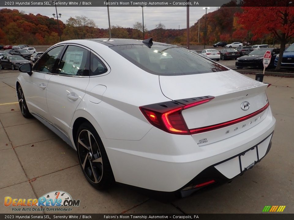 2023 Hyundai Sonata SEL Serenity White / Black Photo #4