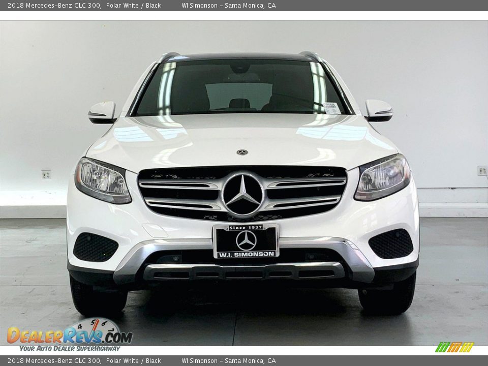 2018 Mercedes-Benz GLC 300 Polar White / Black Photo #2