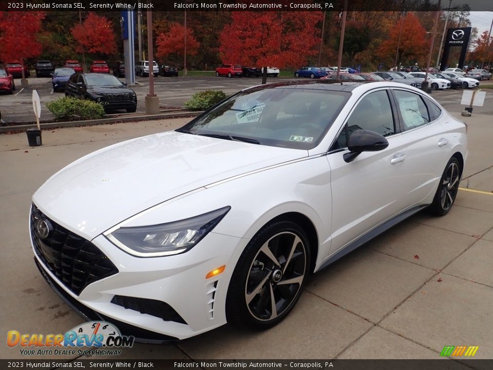 2023 Hyundai Sonata SEL Serenity White / Black Photo #6