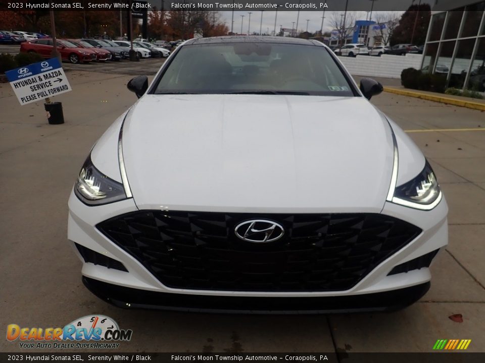 2023 Hyundai Sonata SEL Serenity White / Black Photo #7