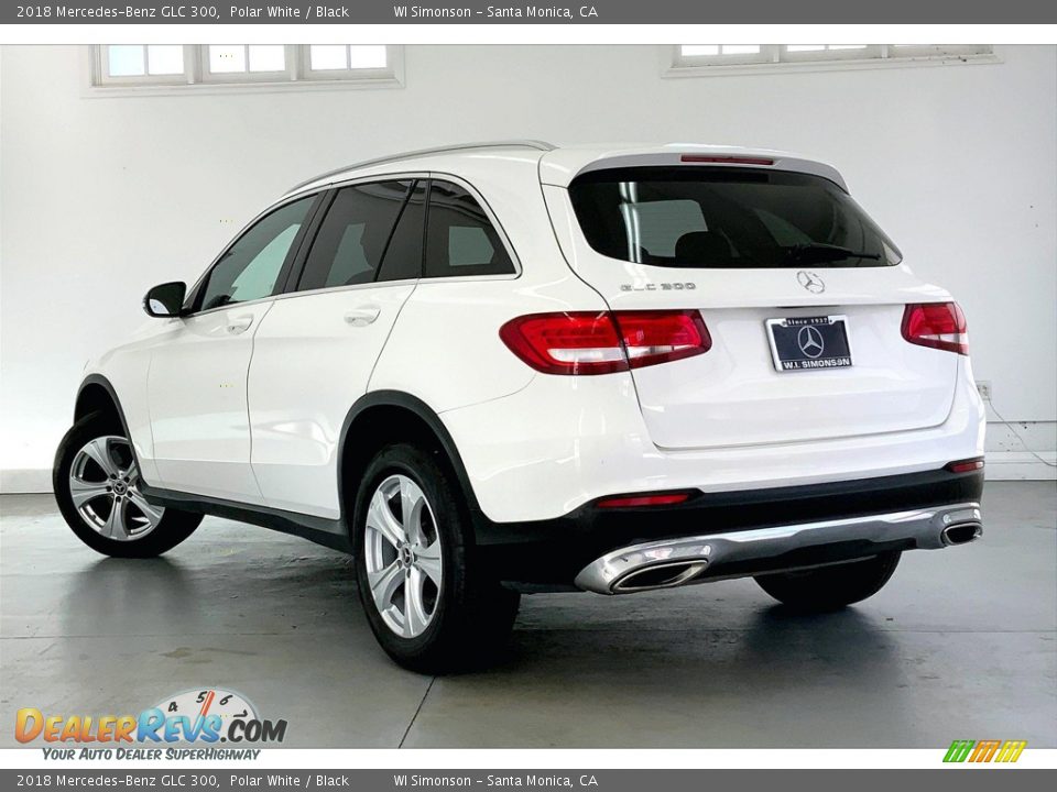 2018 Mercedes-Benz GLC 300 Polar White / Black Photo #10