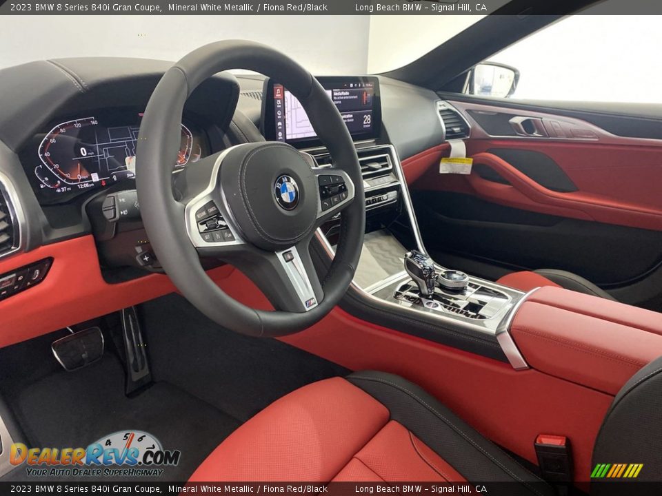 Fiona Red/Black Interior - 2023 BMW 8 Series 840i Gran Coupe Photo #12