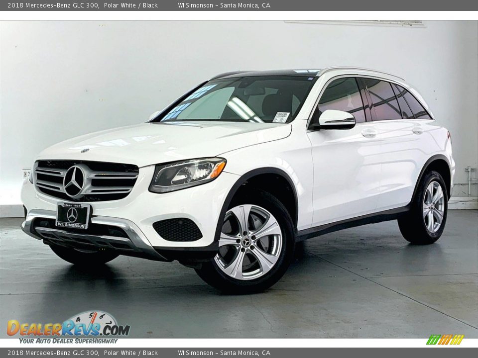 2018 Mercedes-Benz GLC 300 Polar White / Black Photo #12