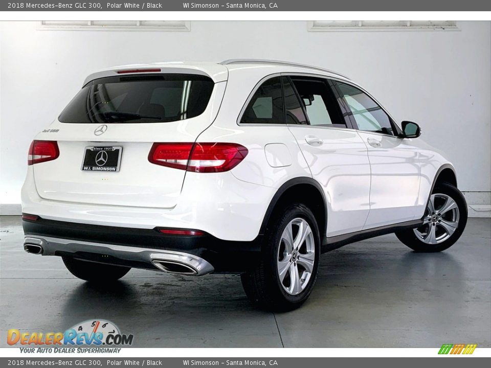 2018 Mercedes-Benz GLC 300 Polar White / Black Photo #13