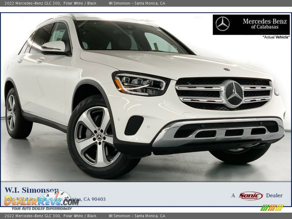 2022 Mercedes-Benz GLC 300 Polar White / Black Photo #1