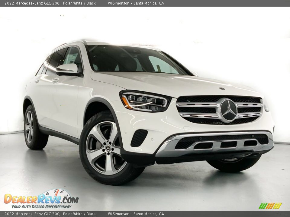 2022 Mercedes-Benz GLC 300 Polar White / Black Photo #2