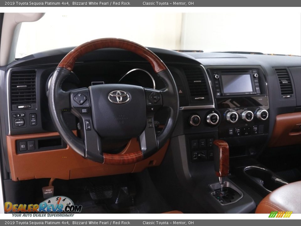 Dashboard of 2019 Toyota Sequoia Platinum 4x4 Photo #6