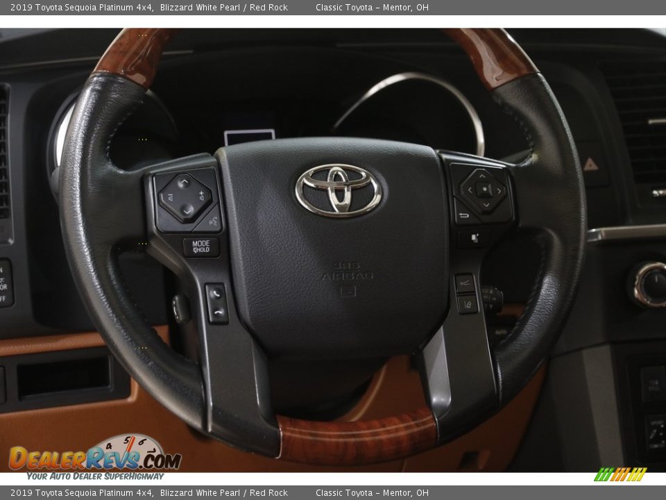 2019 Toyota Sequoia Platinum 4x4 Steering Wheel Photo #7
