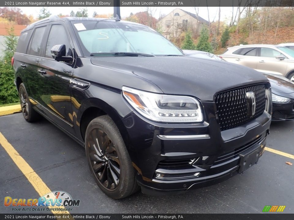 Infinite Black 2021 Lincoln Navigator Reserve 4x4 Photo #4