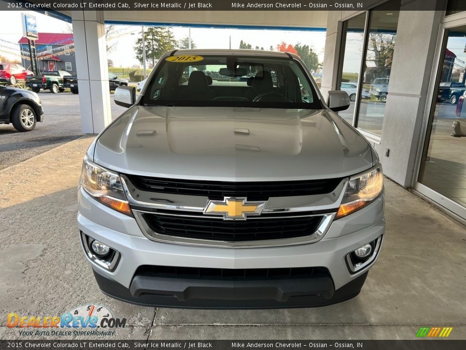 2015 Chevrolet Colorado LT Extended Cab Silver Ice Metallic / Jet Black Photo #3