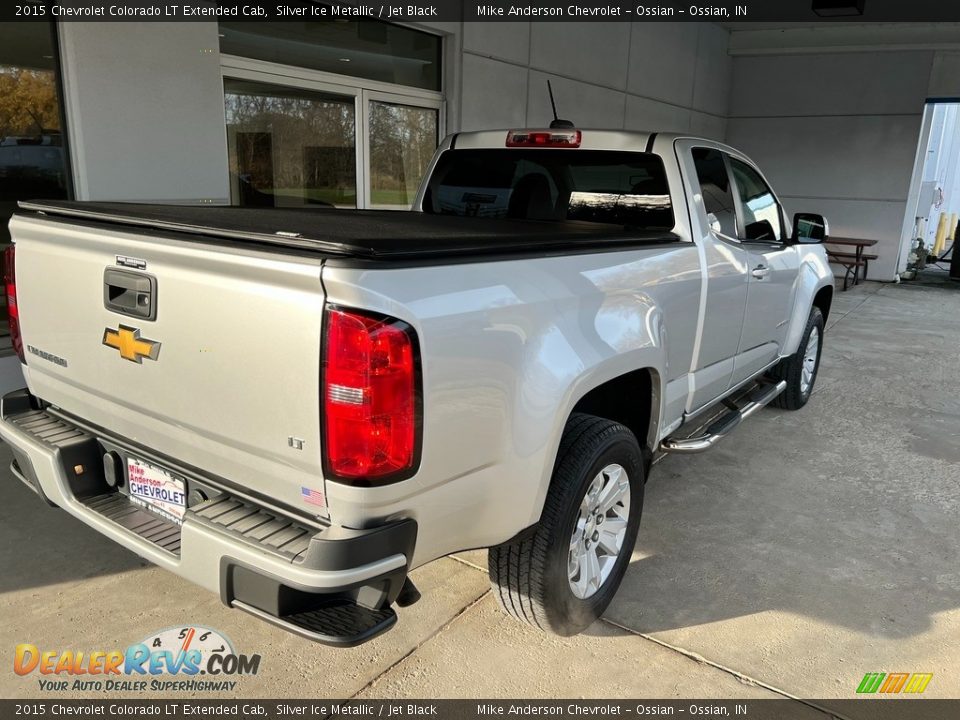 2015 Chevrolet Colorado LT Extended Cab Silver Ice Metallic / Jet Black Photo #6