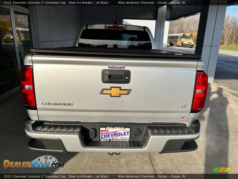 2015 Chevrolet Colorado LT Extended Cab Silver Ice Metallic / Jet Black Photo #7